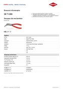 KNIPEX SZCZYPCE DLA MECHANIKÓW 200MM