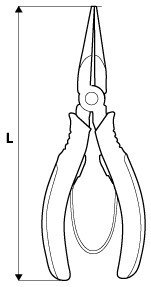NEO SZCZYPCE PŁASKIE 130MM NEO SZCZYPCE PŁASKIE 130MM