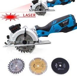 Bituxx Piła Tarczowa Kompaktowa 705W 3 Tarcze Laser Precyzyjne Cięcie + tarcze