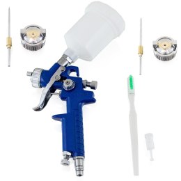 Bituxx Pistolet natryskowy lakierniczy HVLP 100ml dysze 0,5mm / 0,8mm / 1,0mm