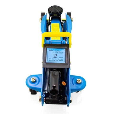 Bituxx Podnośnik hydrauliczny 2t 125 330 mm stalowy z kołami niski warsztatowy Bituxx Podnośnik hydrauliczny 2t 125 330 mm stalowy z kołami niski warsztatowy