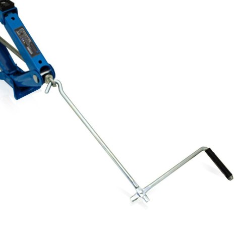Bituxx Podnośnik nożycowy 2t żaba z korbą ręczną 105 380 mm stalowy uniwersalny Bituxx Podnośnik nożycowy 2t żaba z korbą ręczną 105 380 mm stalowy uniwersalny