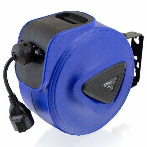 BITUXX® PRZEDŁUŻACZ BĘBNOWY Z AUTOMATYCZNYM ZWIJAKIEM 15M 230V BITUXX® PRZEDŁUŻACZ BĘBNOWY Z AUTOMATYCZNYM ZWIJAKIEM 15M 230V