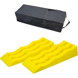 Bituxx Rampy Najazdowe 2 Szt. Lekka Konstrukcja HDPE Regulowana Wysokość Najazdu