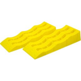 Bituxx Rampy Najazdowe 2 Szt. Lekka Konstrukcja HDPE Regulowana Wysokość Najazdu