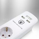 E-hurtownia Przedłużacz 4 gniazda + 2 x USB