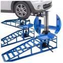 E-hurtownia Rampy najazdowe z podnośnikiem hydraulicznym 2x2000 kg stalowe regulowane