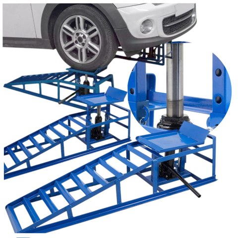 E-hurtownia Rampy najazdowe z podno艣nikiem hydraulicznym 2x2000 kg stalowe regulowane E-hurtownia Rampy najazdowe z podno艣nikiem hydraulicznym 2x2000 kg stalowe regulowane