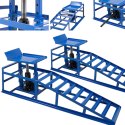 E-hurtownia Rampy najazdowe z podnośnikiem hydraulicznym 2x2000 kg stalowe regulowane