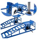 E-hurtownia Rampy najazdowe z podnośnikiem hydraulicznym 2x2000 kg stalowe regulowane