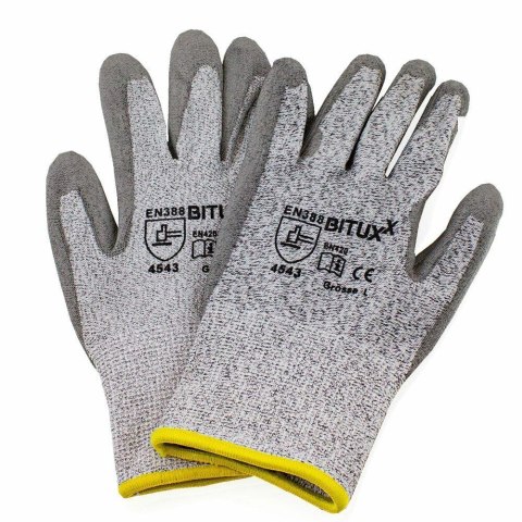 Bituxx RĘKAWICZKI RĘKAWICE POWŁOKA PU ROBOCZE S-XXL 10 PAR Bituxx RĘKAWICZKI RĘKAWICE POWŁOKA PU ROBOCZE S-XXL 10 PAR