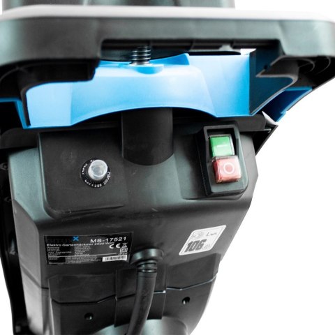 Bituxx Rozdrabniacz ogrodowy elektryczny do gałęzi Ø45mm Bituxx Rozdrabniacz ogrodowy elektryczny do gałęzi Ø45mm