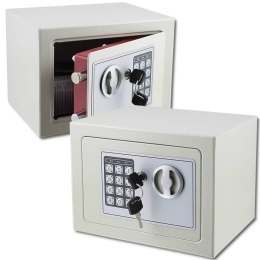 Bituxx SEJF ELEKTRONICZNY MINI BIUROWY JASNY SZARY
