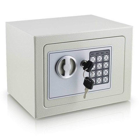 Bituxx SEJF ELEKTRONICZNY MINI BIUROWY JASNY SZARY Bituxx SEJF ELEKTRONICZNY MINI BIUROWY JASNY SZARY