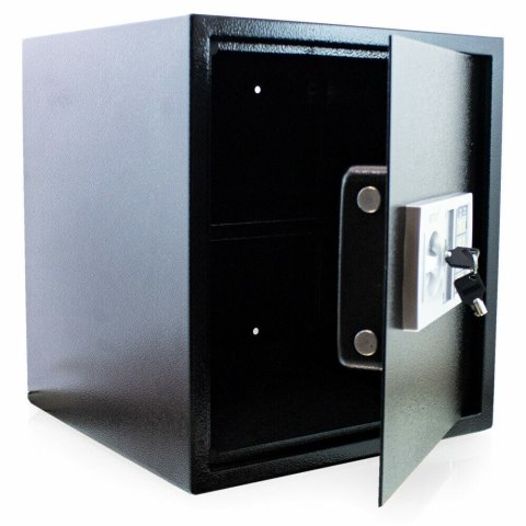 Bituxx Sejf Domowy Elektroniczny Grafitowy 13 kg Zamek Szyfrowy Klucz Awaryjny Bituxx Sejf Domowy Elektroniczny Grafitowy 13 kg Zamek Szyfrowy Klucz Awaryjny