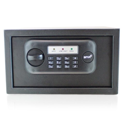 Bituxx Sejf elektroniczny szyfrowy czarny Bituxx Sejf elektroniczny szyfrowy czarny