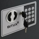 Bituxx Sejf na Klucze Elektroniczny 48 Haczyków Stalowy Montaż Ścienny Biuro Dom