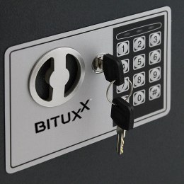 Bituxx Sejf na Klucze Elektroniczny 48 Haczyków Stalowy Montaż Ścienny Biuro Dom