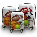 Bituxx Set walizek SPORT 3D