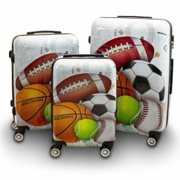 Bituxx Set walizek SPORT 3D