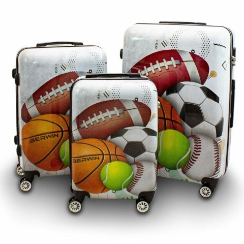 Bituxx Set walizek SPORT 3D