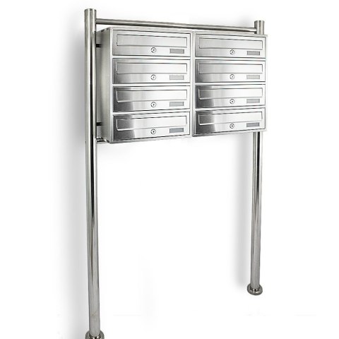 Bituxx SKRZYNKA POCZTOWA LOKATORSKA 2x4 METALLIC STAL NIERDZEWNA Bituxx SKRZYNKA POCZTOWA LOKATORSKA 2x4 METALLIC STAL NIERDZEWNA