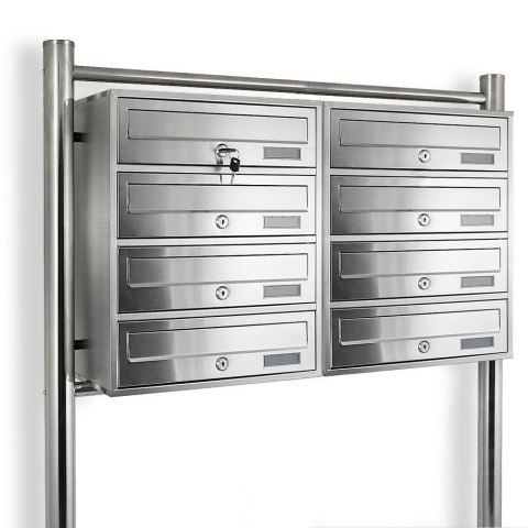Bituxx SKRZYNKA POCZTOWA LOKATORSKA 2x4 METALLIC STAL NIERDZEWNA Bituxx SKRZYNKA POCZTOWA LOKATORSKA 2x4 METALLIC STAL NIERDZEWNA