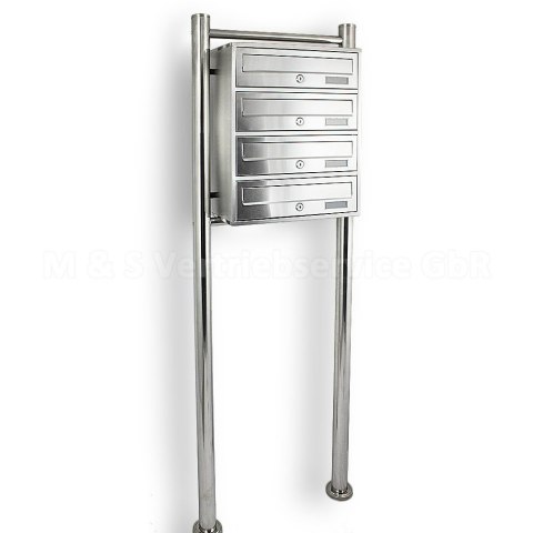 Bituxx SKRZYNKA POCZTOWA LOKATORSKA 4 METALLIC STAL NIERDZEWNA Bituxx SKRZYNKA POCZTOWA LOKATORSKA 4 METALLIC STAL NIERDZEWNA