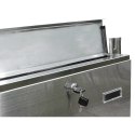 Bituxx SKRZYNKA POCZTOWA NA LISTY ZE STOJAKAMI STAL INOX