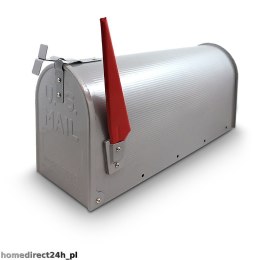Bituxx Skrzynka na listy amerykańska USA MAIL (srebrny)