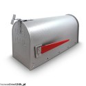 Bituxx Skrzynka na listy amerykańska USA MAIL (srebrny)
