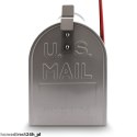 Bituxx Skrzynka na listy amerykańska USA MAIL (srebrny)