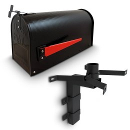 Bituxx Skrzynka na listy amerykańska USA MAIL z uchwytem (czarny)