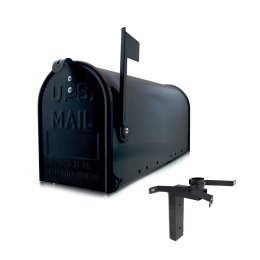 Bituxx Skrzynka na listy amerykańska USA MAIL z uchwytem (czarny)