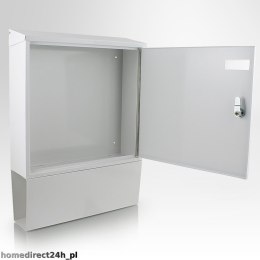 Bituxx Skrzynka pocztowa na listy naścienna (biały)