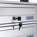 E-hurtownia SKRZYNKA POCZTOWA LOKATORSKA 2x6 STAL NIERDZEWNA