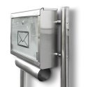 E-hurtownia SKRZYNKA POCZTOWA NA LISTY ZE STOJAKAMI STAL INOX