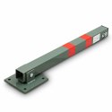 BITUXX® Słupek parkingowy blokada składana stalowa 65 cm z zamkiem na kluczyk