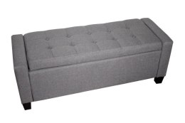 Bituxx Sofa jasnoszara mała pufa HOPSACK GREY