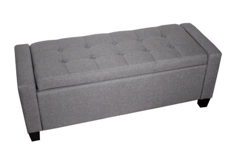 Bituxx Sofa jasnoszara mała pufa HOPSACK GREY