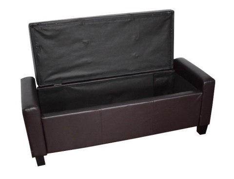 Bituxx Sofa mała brązowa pufa BROWN PU Bituxx Sofa mała brązowa pufa BROWN PU