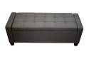 Bituxx Sofa mała ciemnoszara pufa charlocoal grey