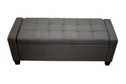 Bituxx Sofa mała ciemnoszara pufa charlocoal grey