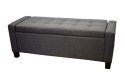 Bituxx Sofa mała ciemnoszara pufa charlocoal grey