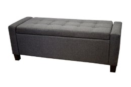 Bituxx Sofa mała ciemnoszara pufa charlocoal grey