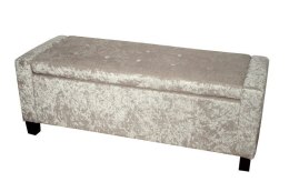 Bituxx Sofa pufa złota błyszcząca mała welurowa ostern