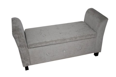 Bituxx Sofa średnia szara grey chenille z guzikami Bituxx Sofa średnia szara grey chenille z guzikami