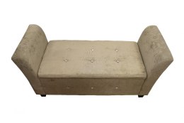 Bituxx Sofa złota błyszcząca z oparciami