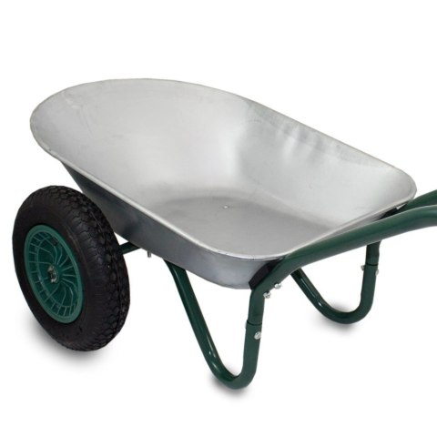 Bituxx Taczka 100l stal ocynkowana koło pneumatyczne 40cm udźwig 150kg lekka 12kg Bituxx Taczka 100l stal ocynkowana koło pneumatyczne 40cm udźwig 150kg lekka 12kg