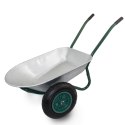 Bituxx Taczka 100l stal ocynkowana koło pneumatyczne 40cm udźwig 150kg lekka 12kg